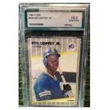 1989 Fleer Ken Griffey Jr #548 Rookie RC graded 10