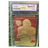 2006 Merrick Mint Feel The Game Gold Tom Brady 2000 Draft Pick WCG 10 GEM-MT