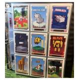 Minecraft the Video Game Cards in Binder Pages Approx. 150+ Cards
