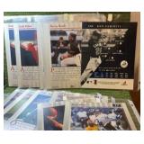 Lot (18) 1997 Pinnacle Zenith Donruss Studio Baseball 8x10 Cards