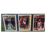 Michael Jordan Card Lot 1991-92 Upper Deck All-Star Vintage LOT  Bulls MJ 3 Cards