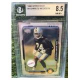 1998 Upper Deck rookie #4 Charles Woodson RC BGS 8.5 Oakland Raiders Rookie Card