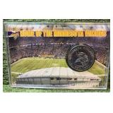 Minnesota Vikings Highland Mint Commemorative Card and Medallion Limited Edition
