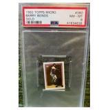 Barry Bonds *PSA 8* 1992 Topps Micro #380 Gold