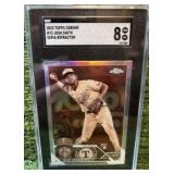Josh Smith Topps Chrome Sepia Refractor Rookie #73 Texas Rangers RC