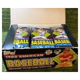 1988 Topps American Baseball Cards (UK Minis) Wax Box Made in Ireland 48 Packs!