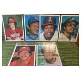 1980 Topps For "The Fun Of It" Jumbo Baseball Card Lot (6) - Oversize Cards