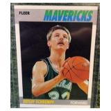 1987 Fleer NBA Basketball #97 Detlef Schrempf Mavericks Rookie RC