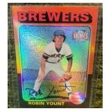 Robin Yount 2001 Topps Archives Reserve Refractor #223
