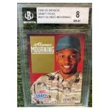 1992 Skybox Draft Picks #DP2 Alonzo Mourning Charlotte Hornets BGS 9m8 Nice Card
