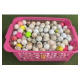 Large Basket Full of Golf Balls Approx. 250+ Balls - GOOD BALLS, Titleist Pro V