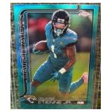 2025 Topps Chrome Travis Etienne Jr #139 Teel Refractor /199 Jacksonville Jaguars
