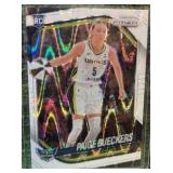 Panini 2025 Prizm WNBA Paige Bueckers White Seismic Prizm RC #5 Dallas Wings