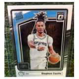 Panini 2024-25 Donruss Optic Rated Rookie Stephon Castle #254 San Antonio Spurs