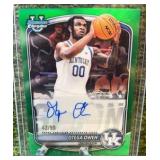 Otega Oweh Bowman 2025 Basketball Green Auto /99 #PA-00 Kentucky Wild Cats !!