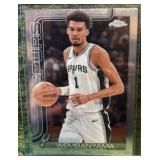 2025 Topps Chrome Victor Wembanyama #221 Spurs  West Finals MVP San Antonio Spurs