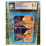 1987 Donruss Highlights #40 - Mark McGwire & Jose Canseco BGS 9.5
