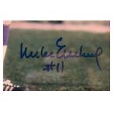 Vikings Mike Eischeid signed 8x10 pose 1 *VINTAGE* Minnesota NFL