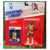 1988 ~ Kenner ~ Magic Johnson ~ LA Lakers Starting Lineup ~ Card Action Figure