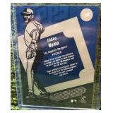 2004 Topps Hideo Nomo Authentic Game Used Bat Card- Los Angeles Dodgers