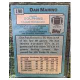 1988 Topps Dan Marino Miami Dolphins Football Card #190 HOF