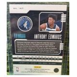 ANTHONY EDWARDS 2020-21 Panini Chronicles Playbook #167 RC Rookie TIMBERWOLVES