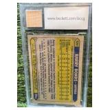 1987, Barry Bonds, TOPPS (#320)  Rookie Card (BCCG 10) W/ Game Used Bat Relic Pirates