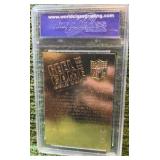 2006 Merrick Mint Feel The Game Gold Tom Brady 2000 Draft Pick WCG 10 GEM-MT
