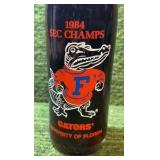 1984 University of Flordia SEC Champions Coke Glass Bottle Coca Cola