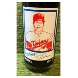 1987 10 oz Coca Cola Commemorative Bottle, Rod Carew, Minnesota Twins