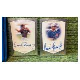 1998 Upper Deck SP Baseball Top Prospects -  Autographs #RH RAMON HERNANDEZ & ERIC CHAVEZ (RC)