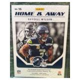 2018 Panini Score #15 Russell Wilson Home & Away Relic Card AR80