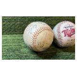 Baseball Auto Pen Twins Baseballs Lot of 3 Balls