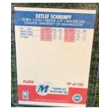 1987 Fleer NBA Basketball #97 Detlef Schrempf Mavericks Rookie RC