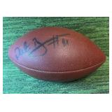 Nate Burelson Autographed Football- Minnesota Vikings Wide Reciever #81 !