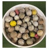 5 Gallon Bucket nearly Full of GOLF BALLS - Dirty Balls- GOOD Balls! Pro V