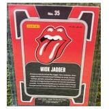 Mick Jagger 2025 Panini Prizm The Rolling Stones Refractor Prizm Card #10