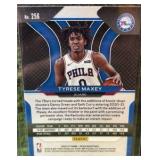 2020 Panini Prizm Tyrese Maxey Prizm RC Rookie Card #256 Philadelphia 76ers