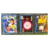 (3) 1999 Pokemon Burger King Trivia Card Lot (Koffing, Primeape, & Arbok)