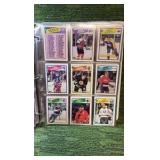 1988-89 Topps NHL Hockey Complete Set in Binder (Brett Hull Rookie)