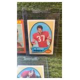 1970 Topps Football Lot of 5 VINTAGE w/ Ron Berger & Jim Johnson