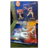 Mixed Lot of 4 Starting Lineups 1995 SLU Nomar Beuerlein Raines Delgado MIP Baseball