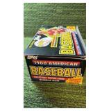 1988 Topps American Baseball Cards (UK Minis) Wax Box Made in Ireland 48 Packs!
