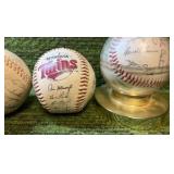 Baseball Auto Pen Twins Baseballs Lot of 3 Balls
