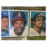 1980 Topps For "The Fun Of It" Jumbo Baseball Card Lot (6) - Oversize Cards