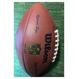 Nate Burelson Autographed Football- Minnesota Vikings Wide Reciever #81 !