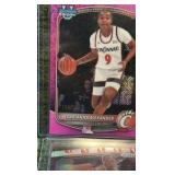 WNBA 4 CARD Insert Lot Lexie Hull Groovy, Darianna Alexander /199, Dominique Malonga Greeen Kaledoscope, & Lisa Leslie WNBA LOGO !