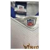 Adrian Peterson Minnesota Vikings Away White Jersey Size 56 Reebok