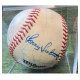 Bert Blyleven & 12 More Texas League Players Autographed Baseball-  Cool Piece!