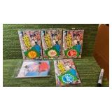 1983 TOPPS BASEBALL SEALED FOLDOUTS PACKS COMPLETE (5) SET
